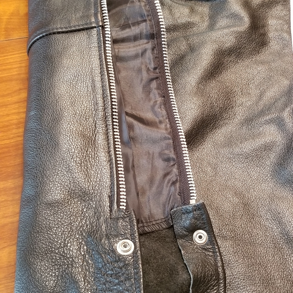 Ladies leather chaps